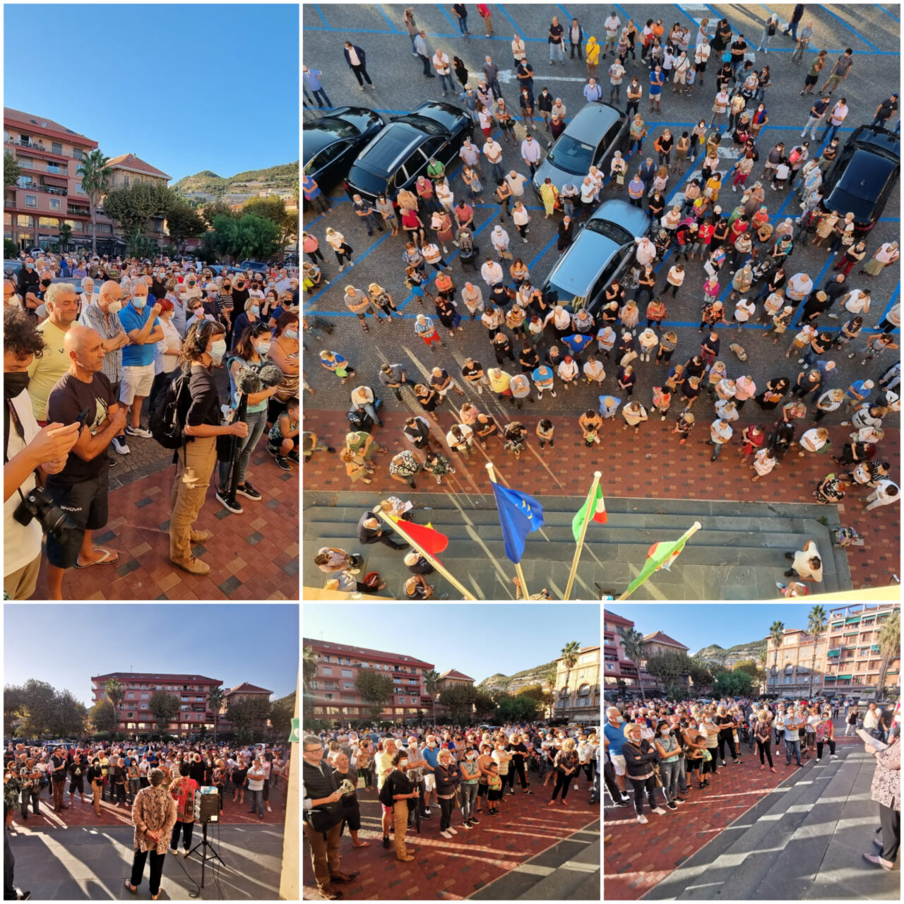 Manifestazione per la sicurezza a Ventimiglia