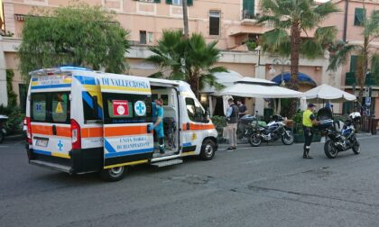 Investito un pedone in centro a Bordighera, allertato anche l'elicottero