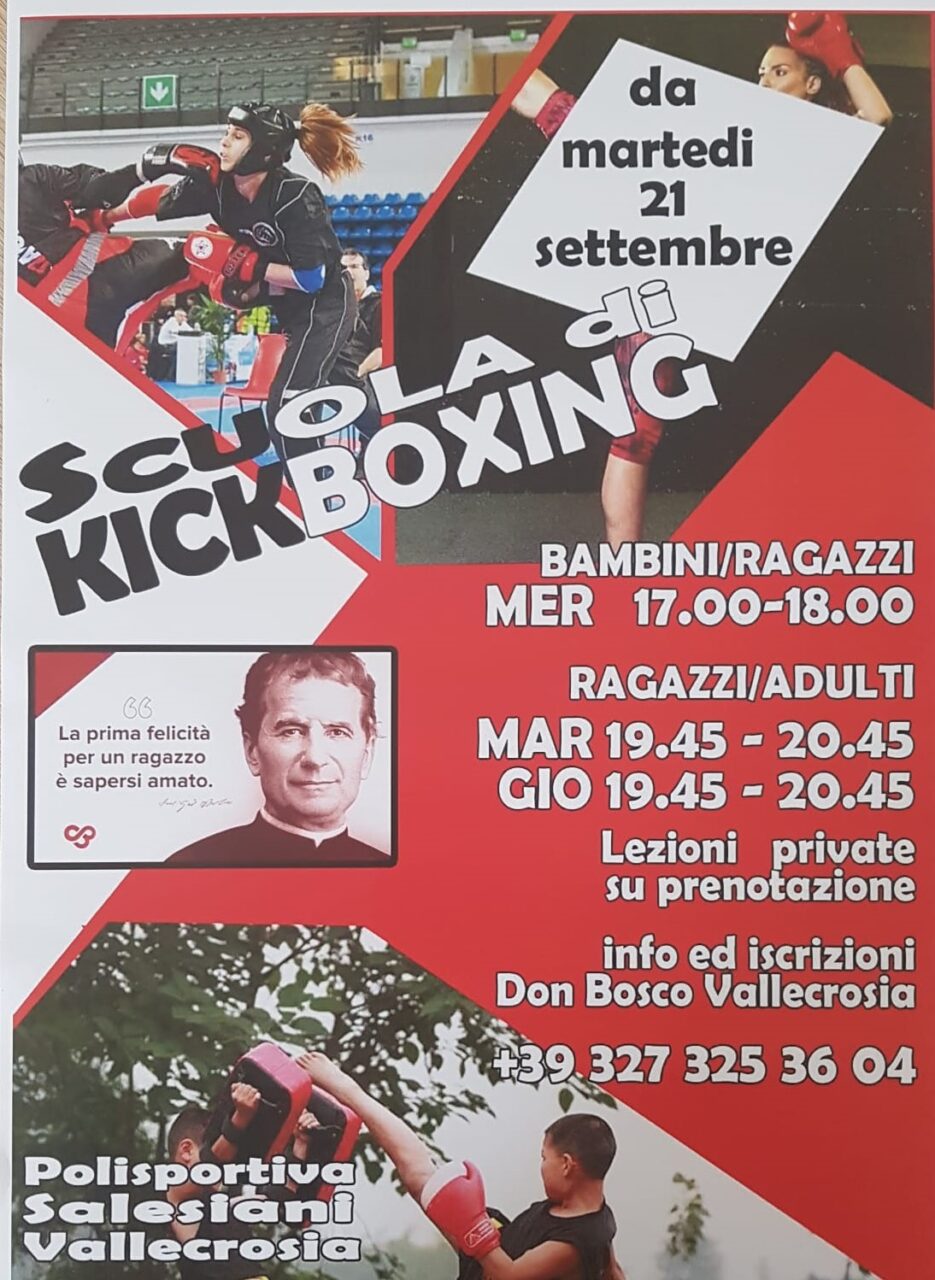 Ai salesiani di Vallecrosia sono iniziati i corsi di kick boxing