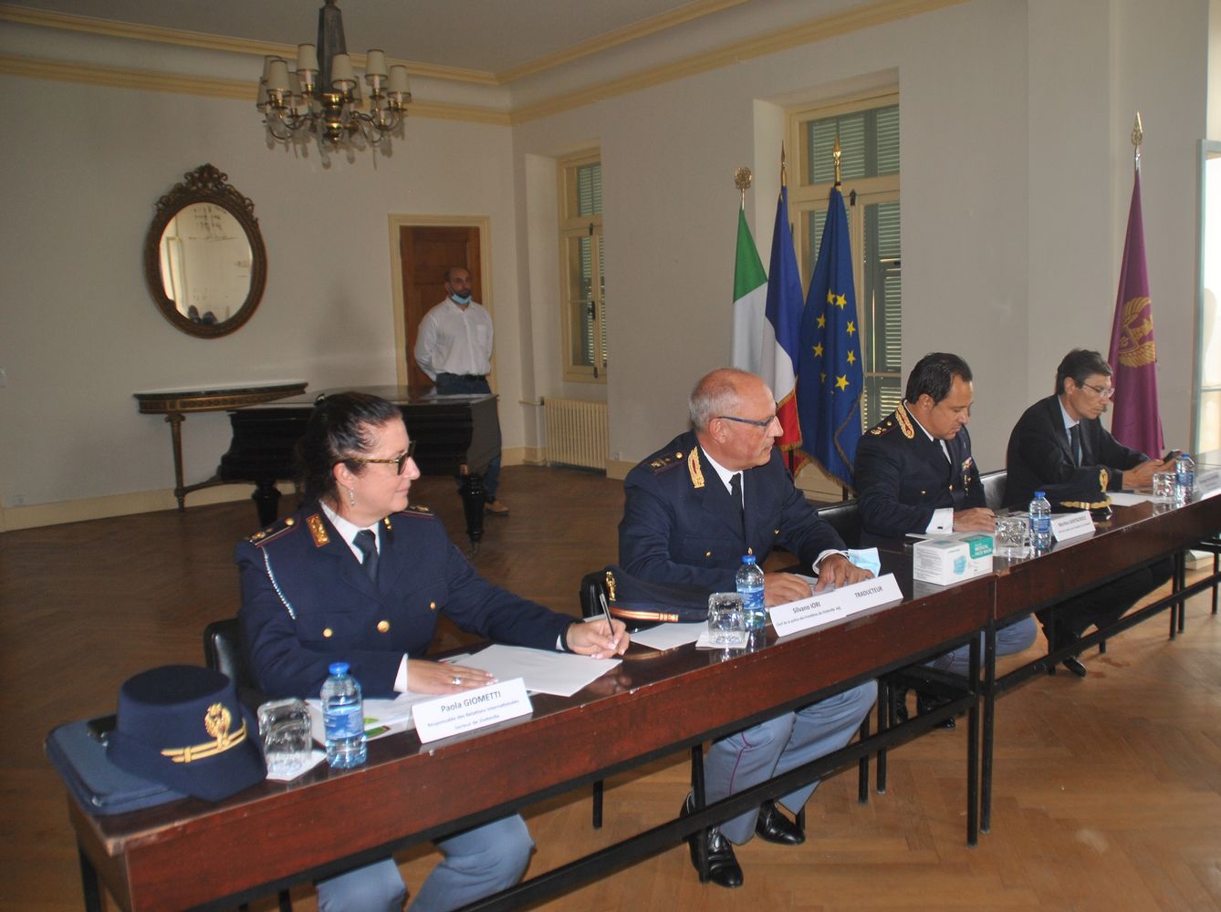 Polizia di frontiera Italia Francia vertice Mentone Villa Serena 16 settembre 2021_14
