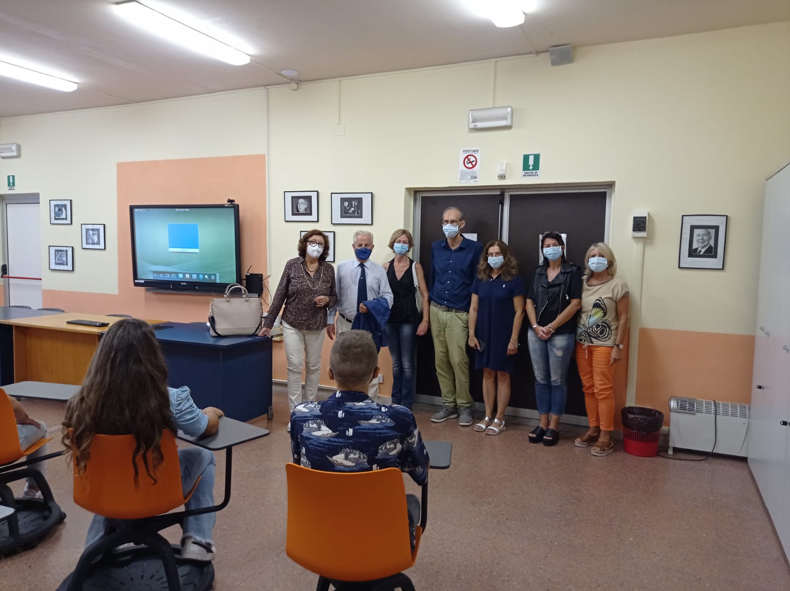 Primo giorno di scuola Imperia 15 settembre 2021 Claudio Scajola sindaco_03