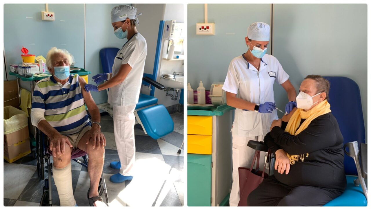 Vaccino: al via con Silvia e Michele la somministrazione della terza dose in Liguria