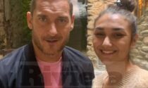 L'ex centrocampista della Roma Francesco Totti in visita a Dolceacqua