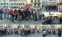 Flash Mob in piazza Colombo per Mimmo Lucano