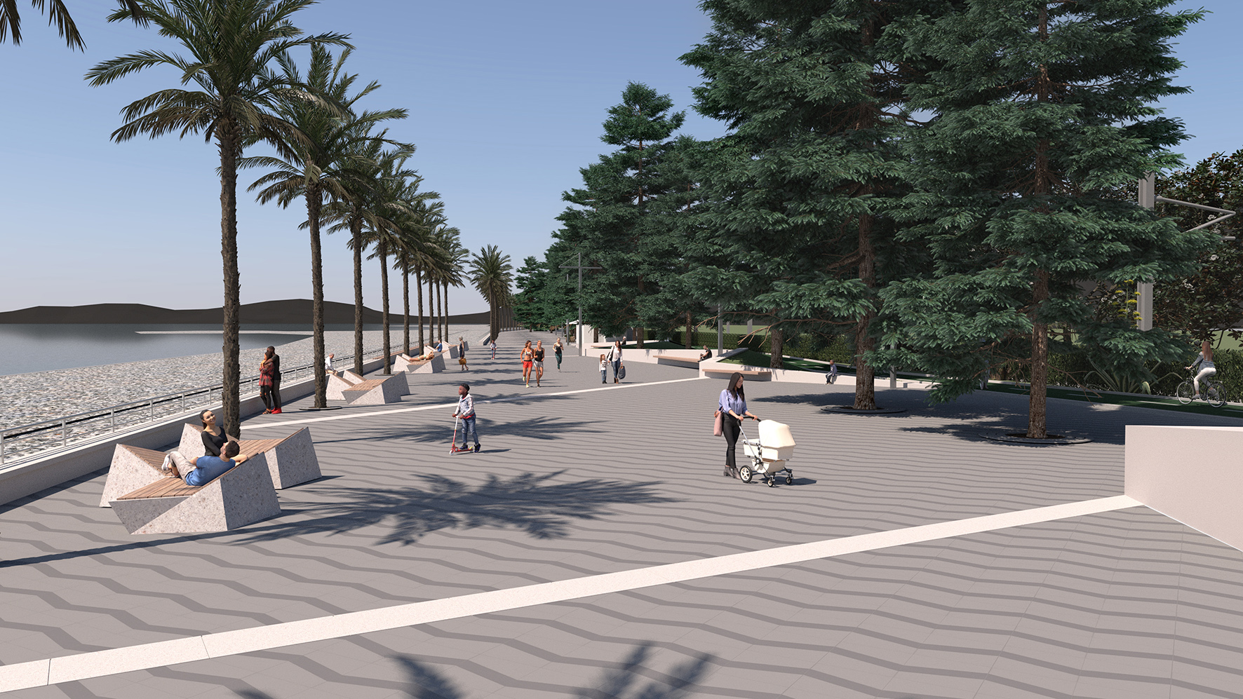 Lungomare Argentina Bordighera rendering rifacimento restyling_02