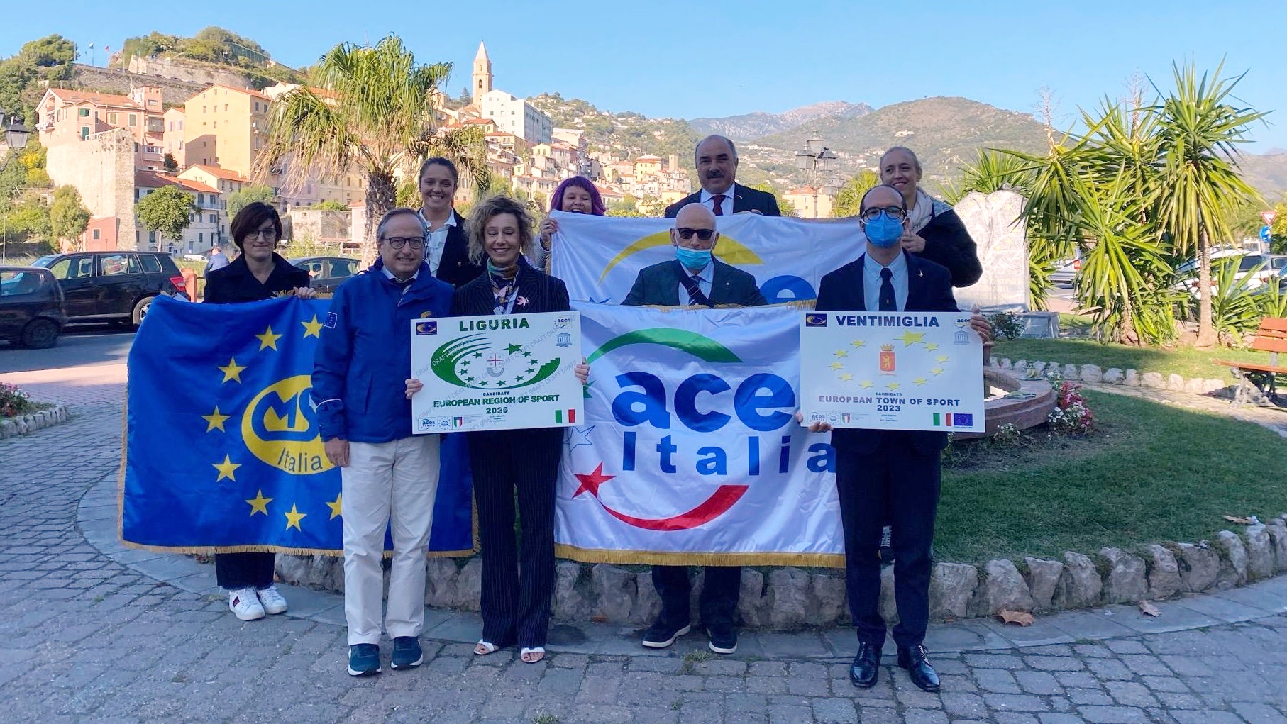 Ventimiglia città dello sport visita commissione aces europe