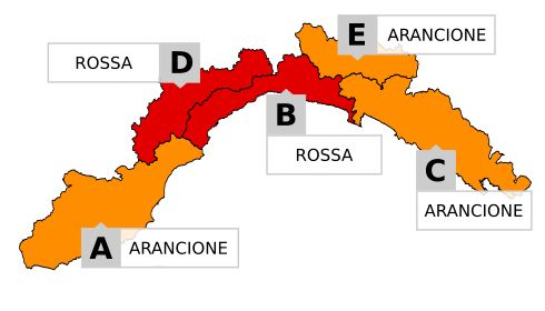Prolungata allerta meteo da Arpal: “Ponente arancione fino a mezzanotte” – VIDEO