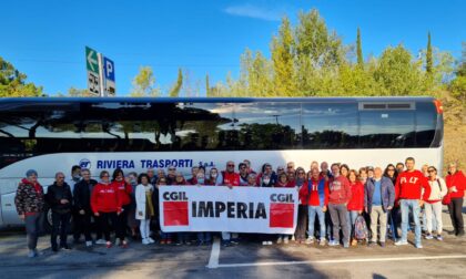 Anche la CGIL di Imperia alla manifestazione di Roma