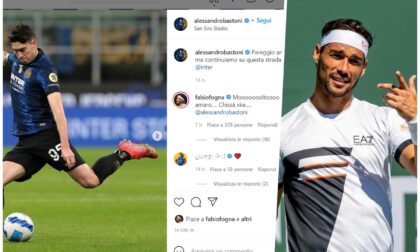 Fognini l'interista replica a Bastoni sul pareggio della Juve a San Siro: "Moooltooo amaro... chissà perché"