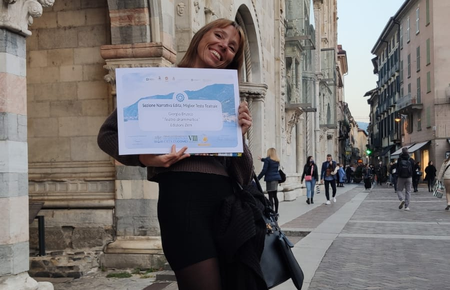 Giorgia Brusco trionfa a Como con il suo libro