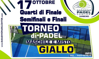 Domenica le finali del primo Torneo di Padel Giallo