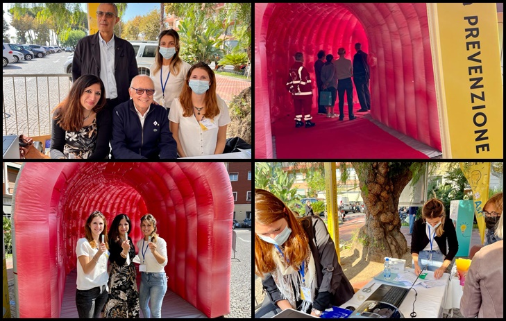 Screening contro il tumore al colon, grande partecipazione al gazebo di Ventimiglia