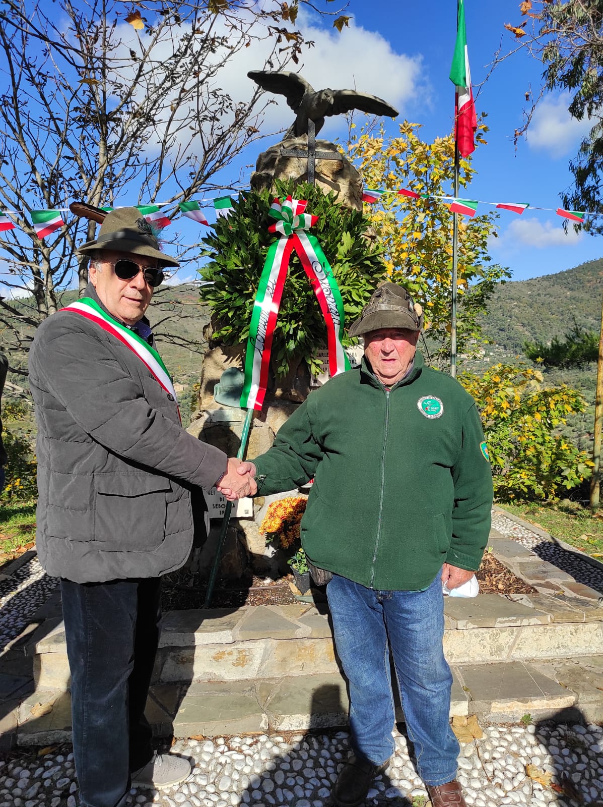 Quattro Novembre Seborga Alpini Pasquale Ragni