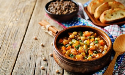 Zuppa di castagne e ceci
