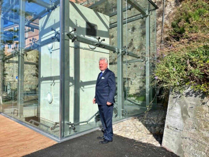 E’ pronto l’ascensore che collegherà il porto di Ventimiglia al centro storico