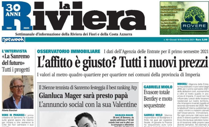 La Riviera è in edicola ecco le esclusive sul nuovo numero