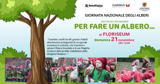 Per la Giornata Nazionale degli Alberi  magia, divertimento e tanta avventura al Floriseum