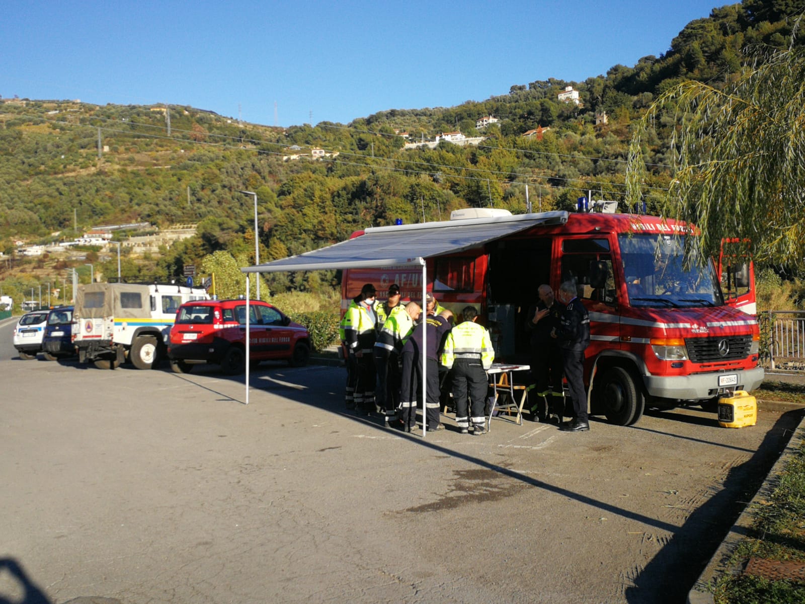 ricerca persona disperso camporosso vigili del fuoco