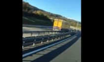 Il video del Tir contromano in Autostrada (a 90 km all'ora)