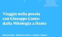 Imperia, stasera in Biblioteca Civica un viaggio dalla mitologia greca a Dante con Giuseppe Conte