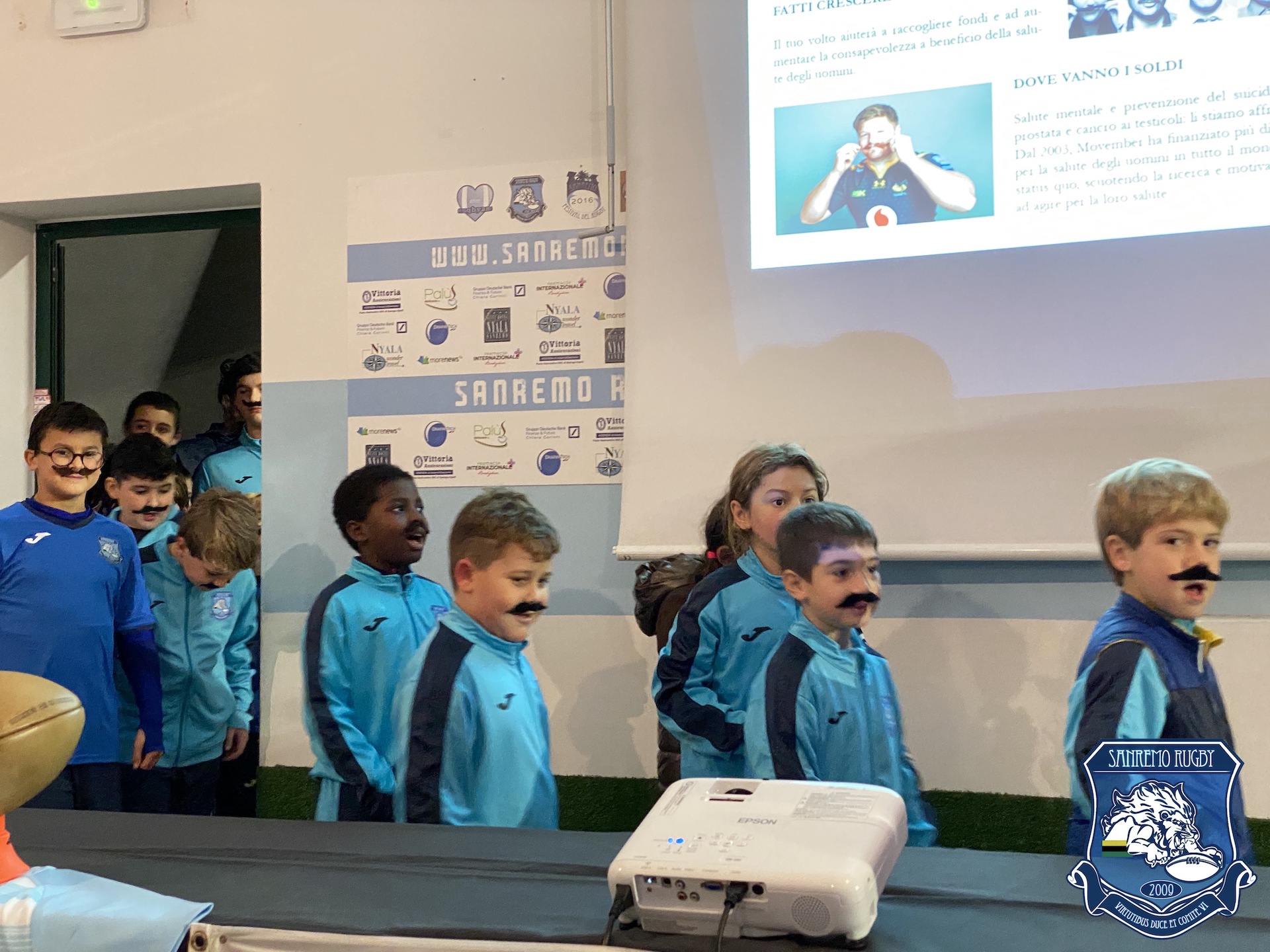 Presentazione 2 dicembre progetto sportivo e Movember 12