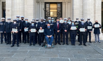 Vigili di Sanremo premiati per la tutela dei diritti dei disabili