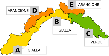 Allerta gialla per neve sull’imperiese