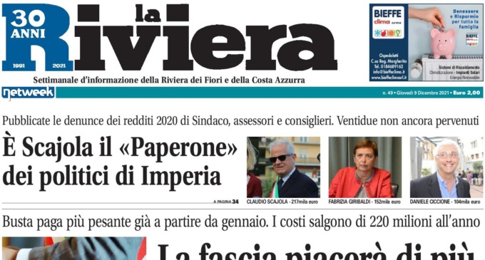 La Riviera è in edicola ecco le esclusive su questo numero