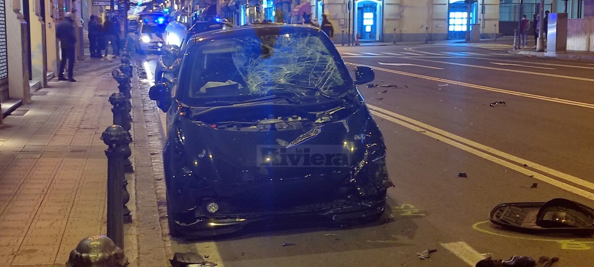 Incidente Smart scooter via Roma Sanremo