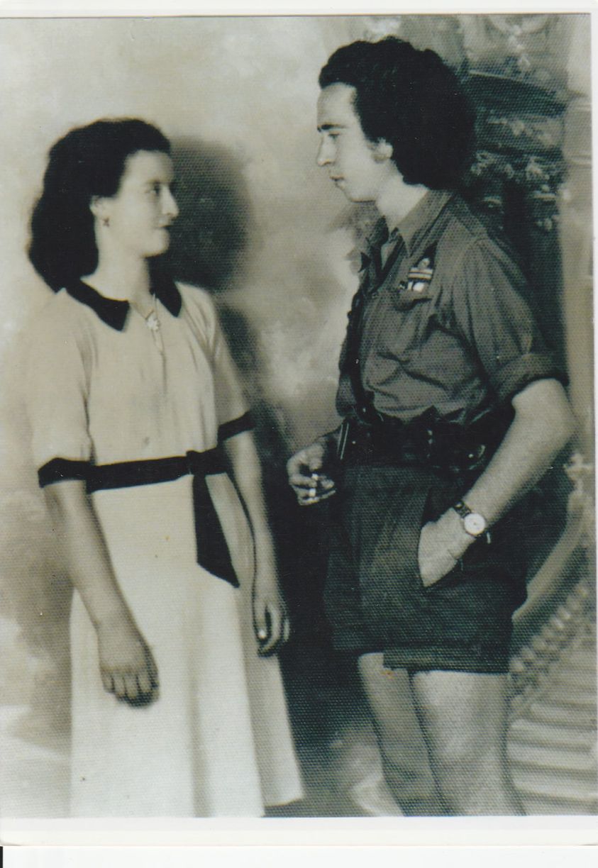 Giuseppe Gaminera con la sorella Luciana