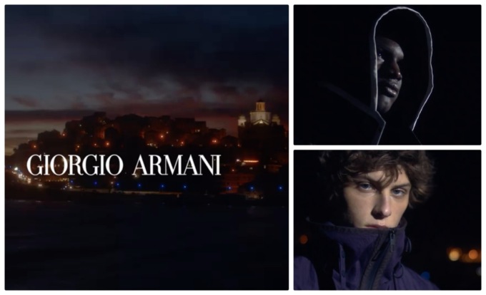 Ecco il nuovo spot Armani girato sul molo Salvo di Borgo Marina a Imperia