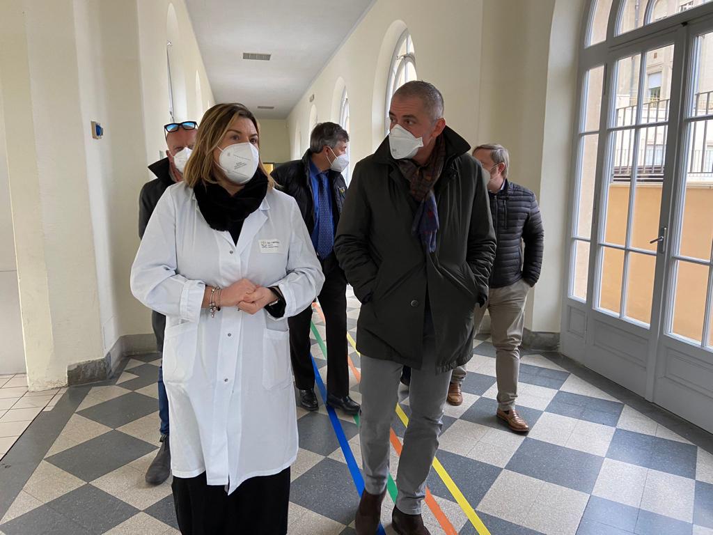 Visita sottosegretario Andrea Costa Salute ospedale Sanremo Asl 1 4 gennaio 2022_05