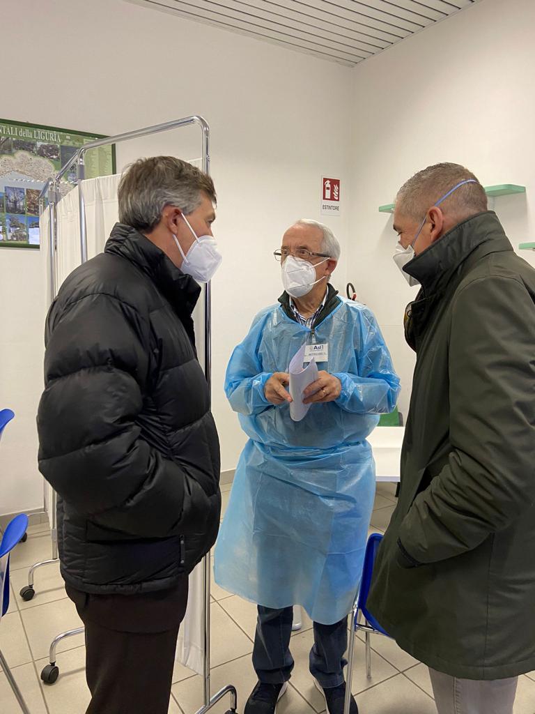 Visita sottosegretario Andrea Costa Salute ospedale Sanremo Asl 1 4 gennaio 2022_07