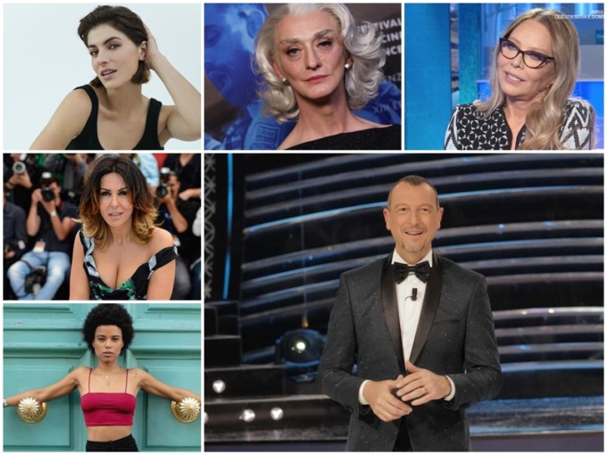 Le cinque donne di Amadeus al Festival di Sanremo