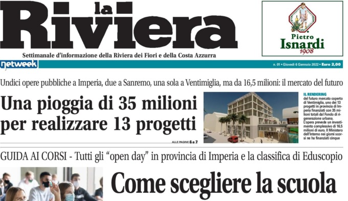 La Riviera è in edicola ecco le esclusive e le inchieste sul primo numero dell’anno