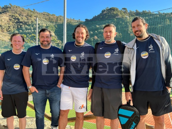 Gli azzurri Toni e Zaccardo campioni del mondo 2006, a Dolceacqua per un torneo di padel