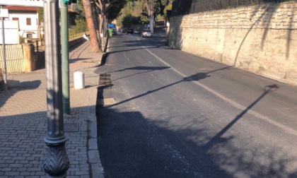 Vallecrosia fine lavori della messa in sicurezza della via Romana