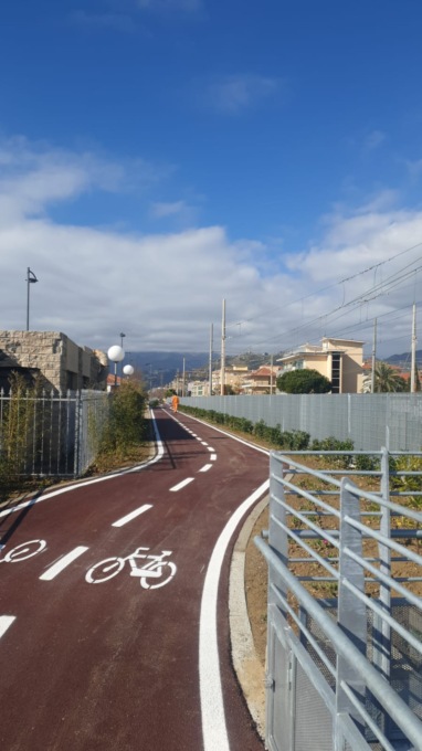Pista ciclabile: cantiere in fase di ultimazione