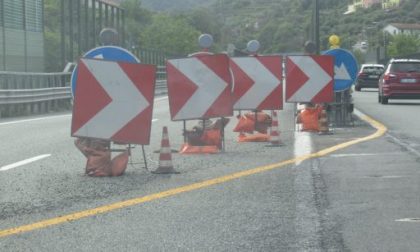 Forti disagi in A10 per i cantieri. Oltre 45 minuti per fare 30 km