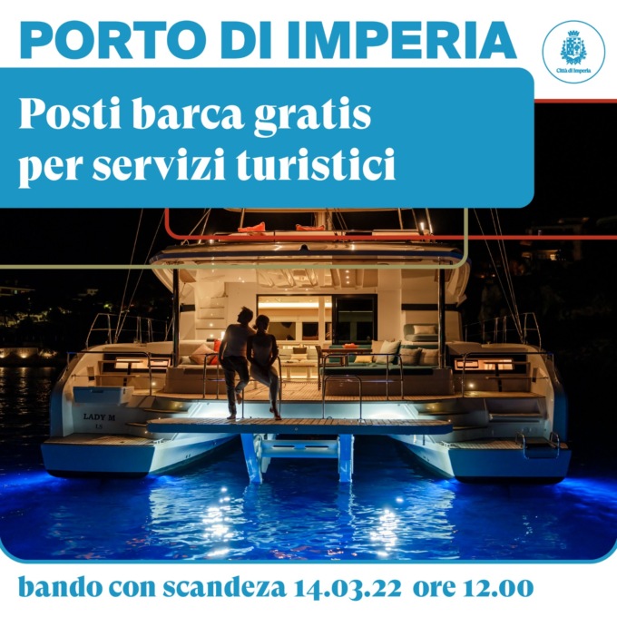 Porto di Imperia: un bando per assegnare 7 posti barca gratuiti a uso turistico