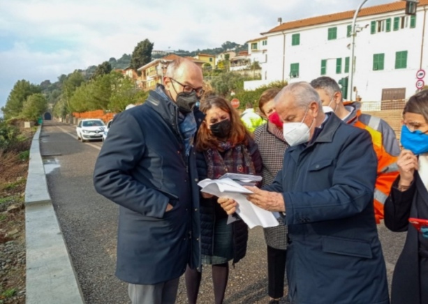 Ancora un sopralluogo sul cantiere della pista ciclabile