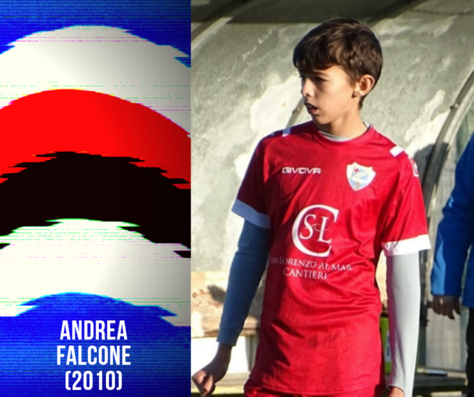 Il giocatore della sanremese Andrea Falcone in prova alla Sampdoria
