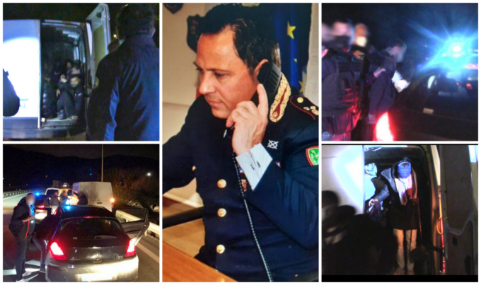 Polizia ferma furgone con 15 stranieri a bordo, arrestati i tre passeur