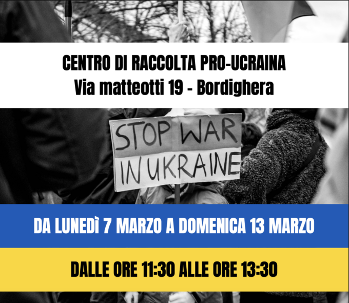 L’associazione Bethel raccoglie beni di prima necessità per l’Ucraina