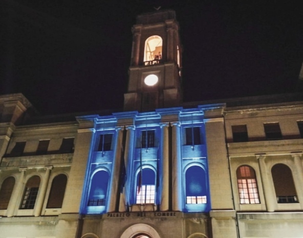 Comune si colora di blu per il trentennale del 118