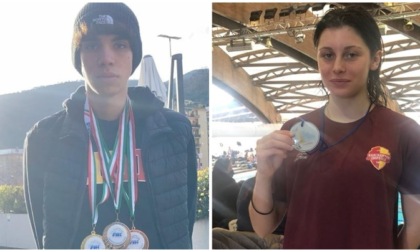 Lorenzo Giordano e Martina Acquarone ai Campionati Italiani di nuoto