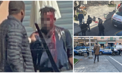 Esplode la furia a Ventimiglia, giovane accoltellato in pieno centro. Video choc