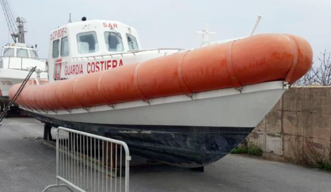 In vendita all’asta una motovedetta della Guardia Costiera