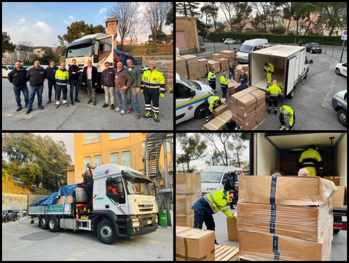Ucraina, partiti da Genova i primi camion con farmaci e attrezzature medicali