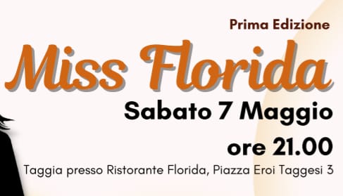 A maggio la prima edizione di Miss Florida